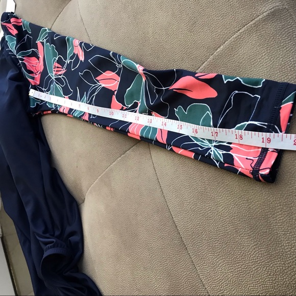 ❌Sold❌New All In Motion rash guard one piece swimsuit with long sleeves - Picture 7 of 11